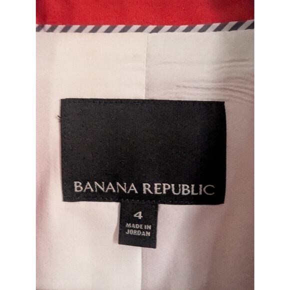 Banana Republic Womens Size 4 Blazer Suit Jacket Single Breasted Office Work - Picture 3 of 15